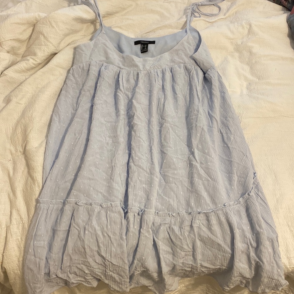 Forever 21 blue babydoll dress